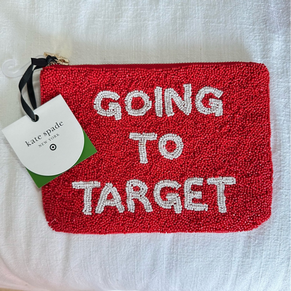 Kate Spade x Target “Going to Target” Beaded Clutch